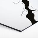 Hexagone - Alu-Dibond Nordic Creators - White Kiss