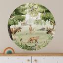 Vinilo decorativo Kikki Belle - Bosque maravilloso - Redondo