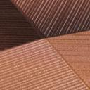 Ikke-vævet tapet Damian Refined Dimensions 3D Geometric Brown Metallic - tapettekstur gang