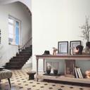 Papel pintado efecto luz, papel pintado no tejido Erismann Versailles beige, crema