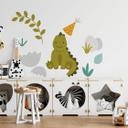 Sticker mural Anniversaire dinosaure
