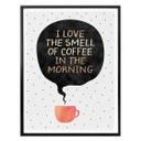 Póster Fredriksson - Me encanta el olor a café por la mañana
