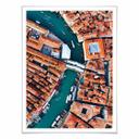 Póster Colombo - Venecia desde arriba - formato vertical