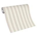 Tapet med Erismann Versailles striber beige, creme