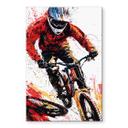 Akrylbillede Dynamisk mountainbiker - Jaszke