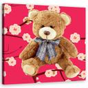 Canvasbillede, bamse