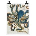 Póster SpaceFrog Designs - Pulpo dorado