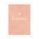 Spirituel karma plakat i pink - Treechild