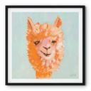 Póster Naranjas Alpaca - Zwara - Cuadrado