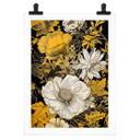 Póster Flores - Esplendor de flores en ocre - Jaszke