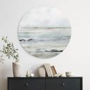 Vægcirkel Bølger ved Sandy Bay - Hobday – print på aluminium (Alu-Dibond)