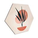Hexagone - alu-Dibond Plante abstraite - Kubistika - Copenhague
