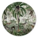 Tableau sur alu-Dibond rond Kikki Belle - Objets Cachés Jungle