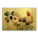 Geborsteld Alu-Dibond met goud-, zilver- & kopereffect - Boeket droogbloemen - Treechild