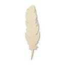 Decoración en madera álamo - pluma