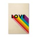 Cuadro de madera LGBTQIA+ Love Rainbow