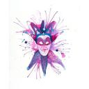 Fototapet Buttafly - Mardi Gras Mask