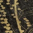 Papier peint intissé feuilles de palmier noir or métallisé papier peint mural tropiques