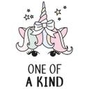 Sticker mural Kvilis - Tête de licorne One of a kind