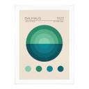 Póster Bauhaus Mavi Daire - Tunaboylu