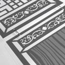 Rumdeler, skærm, hængende privatlivsskærm Japansk rumdeler Shoji Design