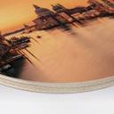 Cuadro de madera puesta de sol en Venecia - Zhang - Redondo