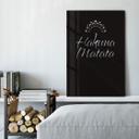 Cuadro decorativo cristal acrílico - Hakuna Matata con flor