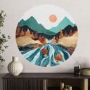 Wall Sticker Bjergland flod - SpaceFrog Designs