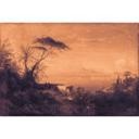 Architects Paper Papier peint photo Atelier 47 Ancient Painting violet, orange