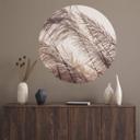 Wallsticker græsser i pastel - rund