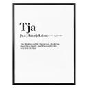 Plakat - Typografi - Tja
