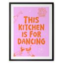 Póster Diciendo Esta cocina es para bailar - Ohkimiko