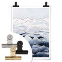 Frederiksson Plakat - Mountains - Bjerge