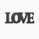 MDF bogstaver - Love 2