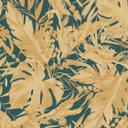 COSMOPOLITAN tapet junglelook petrol guld beige - Ikke-vævet designertapet