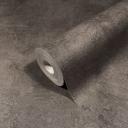 Non-woven tapet i betonlook, ensfarvet brun Tekstur 