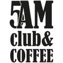 Spejlklistermærke, dekorativt klistermærke 5 am Club & Coffee