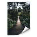 Zelfklevende Poster  Weg in het bos