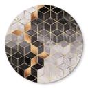 Glasschilderij Fredriksson - Smoky Cubes