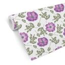 Tapet med mønster - akvarelblomster 05 - violet