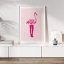 Póster Flamingo rosa - Pozdniakov - Flaminciaga