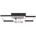 Deckenleuchte Chloe, schwarz, 40 x 40 cm, Metall LED-Deckenleuchte, dimmbar