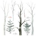 Sticker mural Kvilis - Forêt (10 pièces) - 