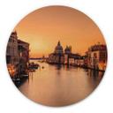Cuadro de madera puesta de sol en Venecia - Zhang - Redondo