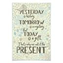 Poster - Yesterday is history