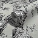 Blomstertapet, non-woven tapet Novamur Jackie beige, sort
