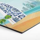 Zeshoek Wanddecoratie Dubai Strand - Burj Al Arab - Rivers - Alu-Dibond