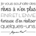 Muursticker Je vous Souhaite...