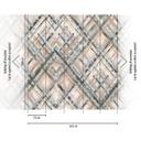 plaid tapet grå beige - non-woven tapet plaid art Livingwalls - mat og glat