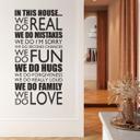 In this house...